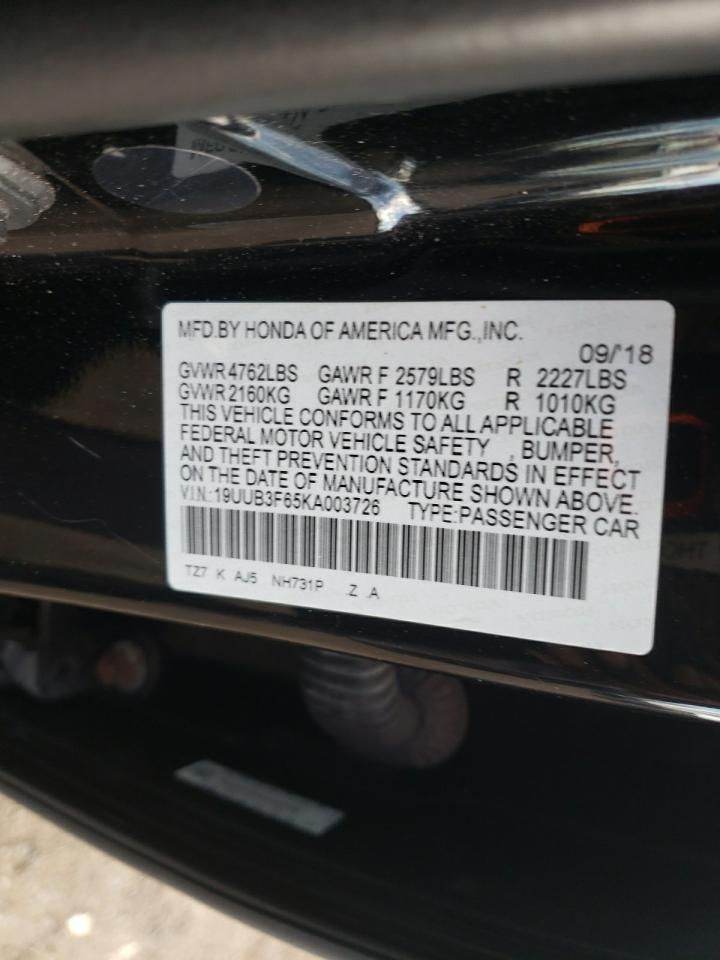 2019 Acura Tlx Technology