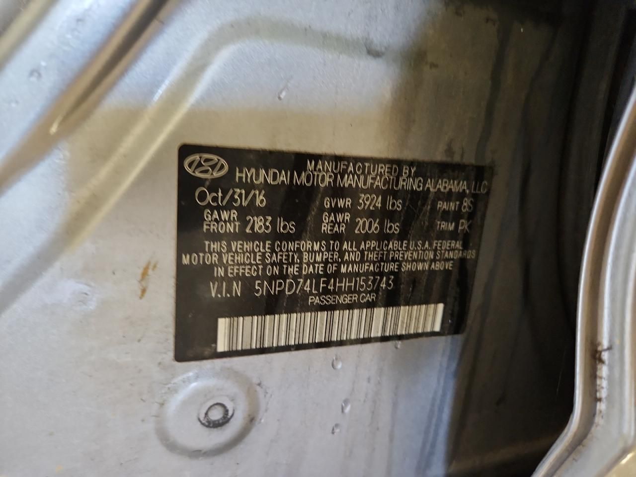 2017 Hyundai Elantra se