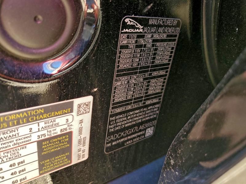 2020 Jaguar F-pace Prestige