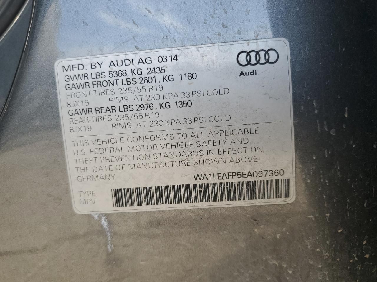 2014 Audi Q5 Premium Plus