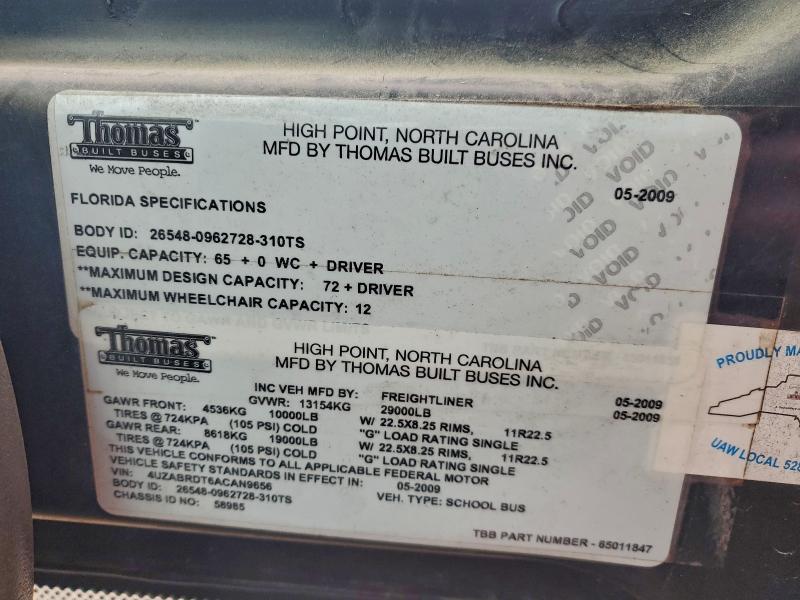 2010 Freigliner B2 School Bus