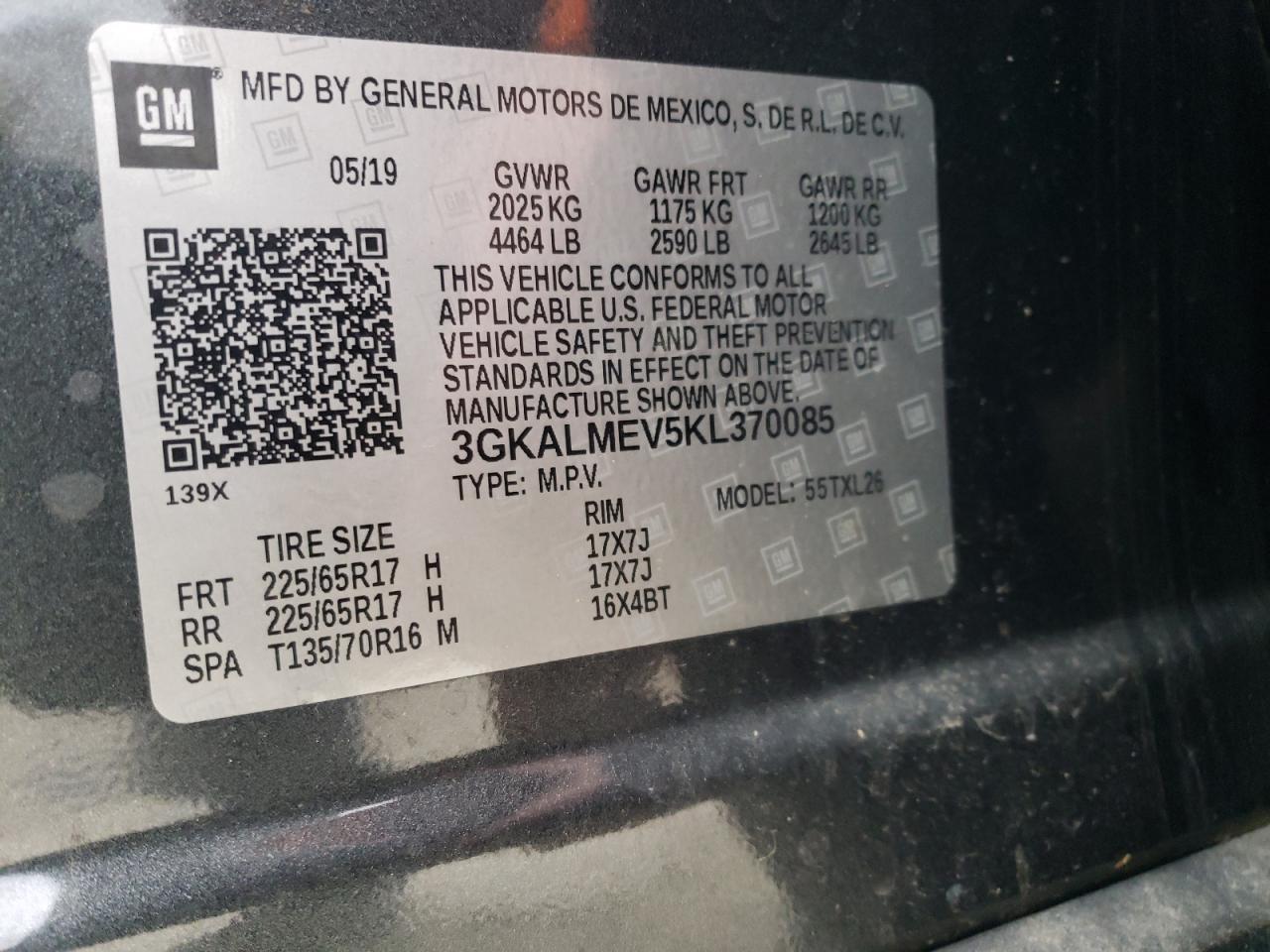 2019 GMC Terrain sle