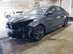 KIA salvage cars for sale: 2021 KIA Forte gt Line