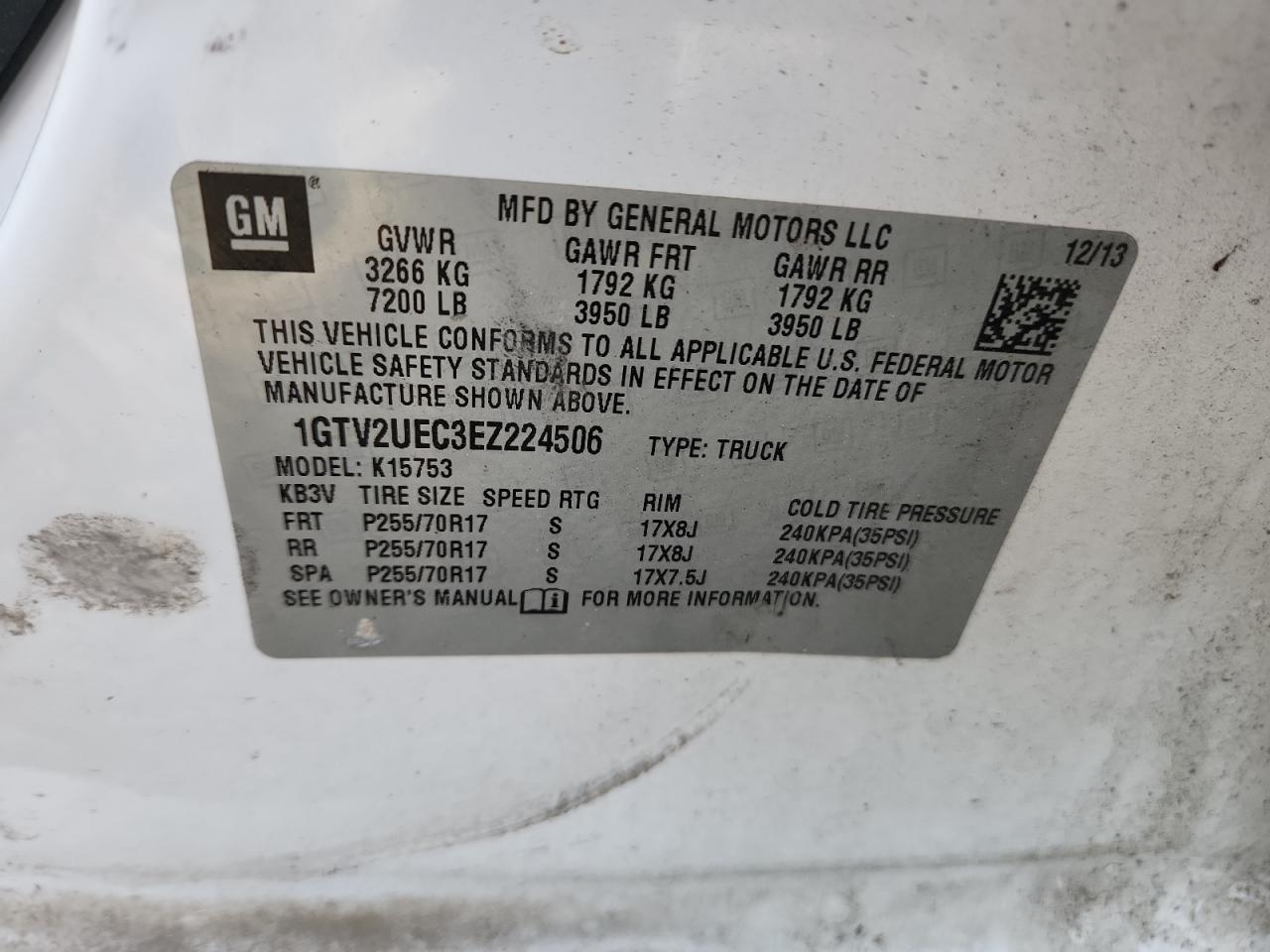 2014 GMC Sierra K1500 SLE