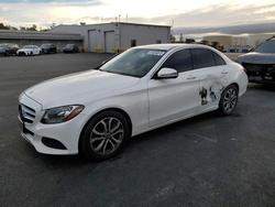 Mercedes-Benz C300 salvage cars for sale: 2018 Mercedes-Benz C300