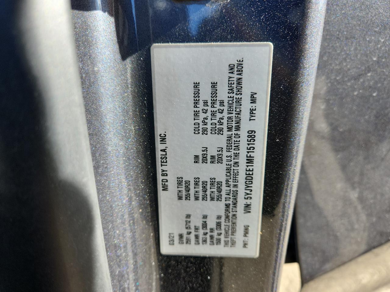 2021 Tesla Model y