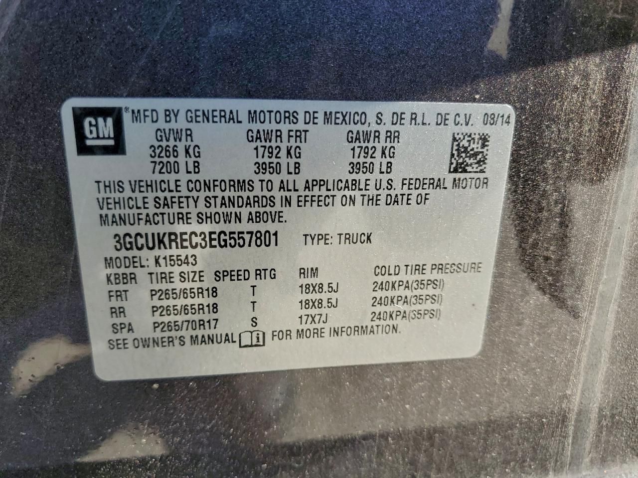 2014 Chevrolet Silverado K1500 lt