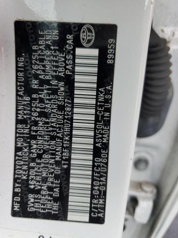 2017 Toyota Camry le