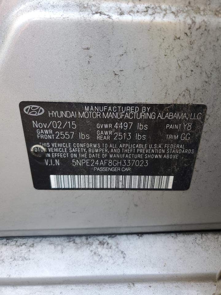 2016 Hyundai Sonata se