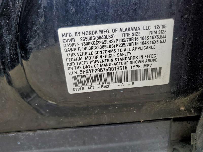 2006 Honda Pilot ex