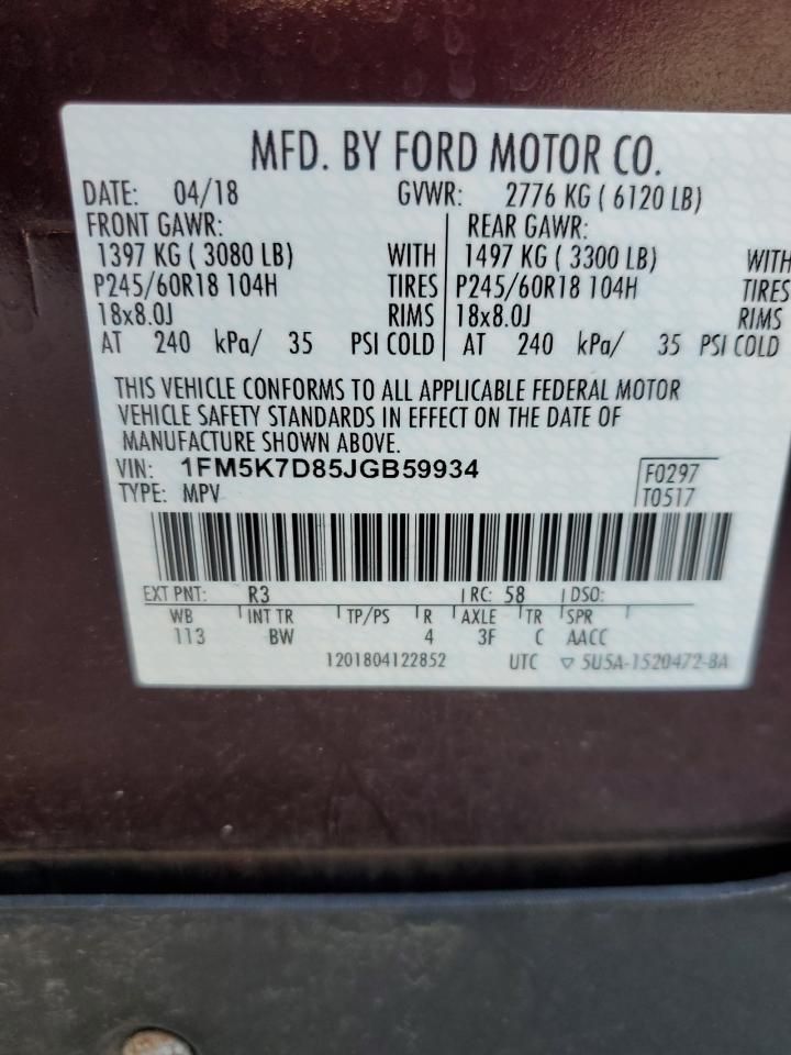 2018 Ford Explorer xlt