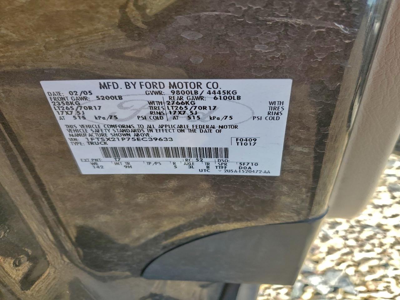2005 Ford F250 Super Duty