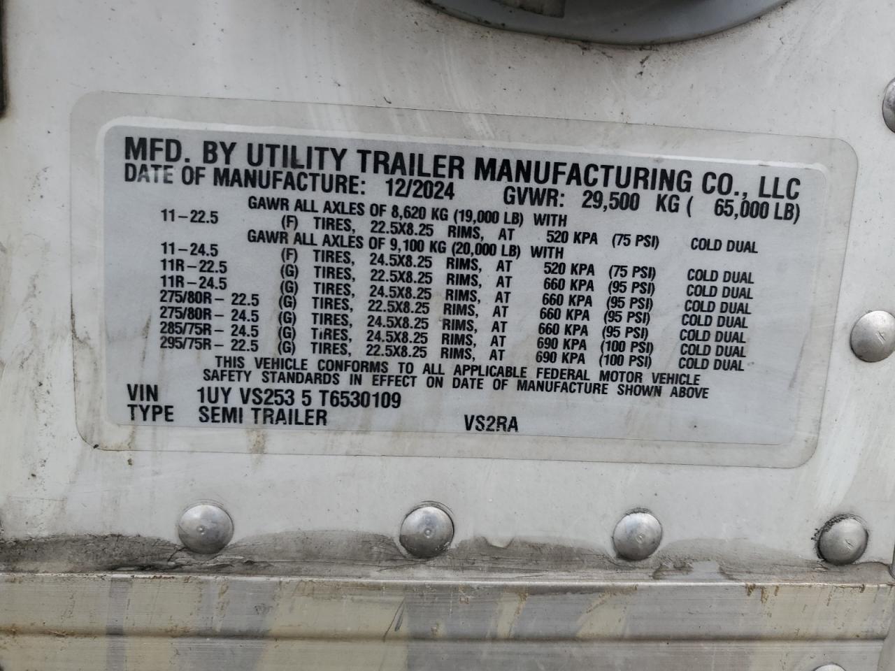 2026 Utility Vs2ra Refrigerated van Trailer