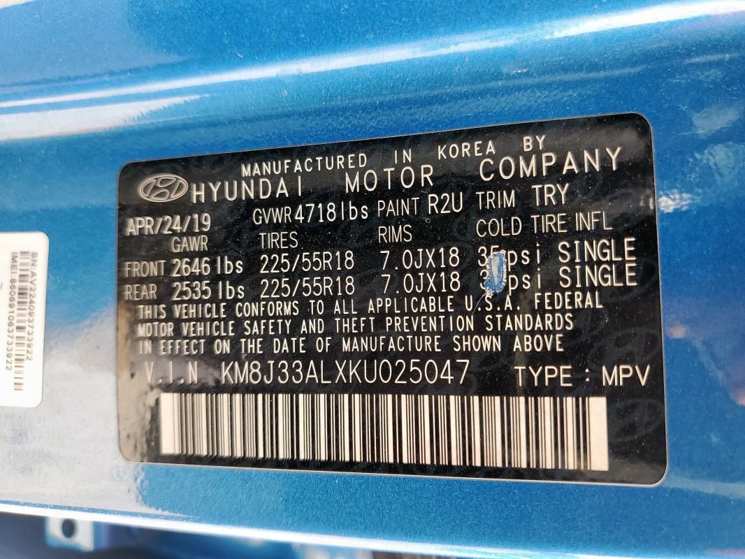 2019 Hyundai Tucson Limited