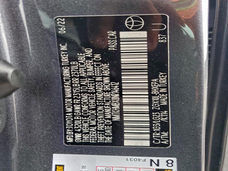 2022 Toyota C-hr xle