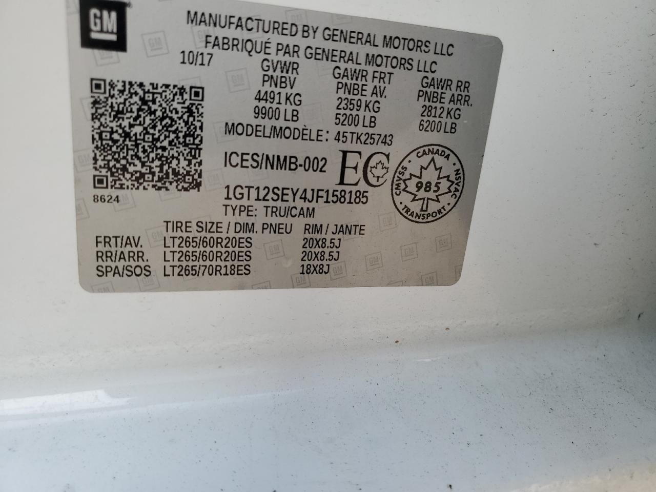 2018 GMC Sierra K2500 sle