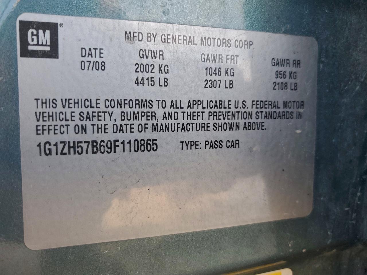 2009 Chevrolet Malibu 1LT