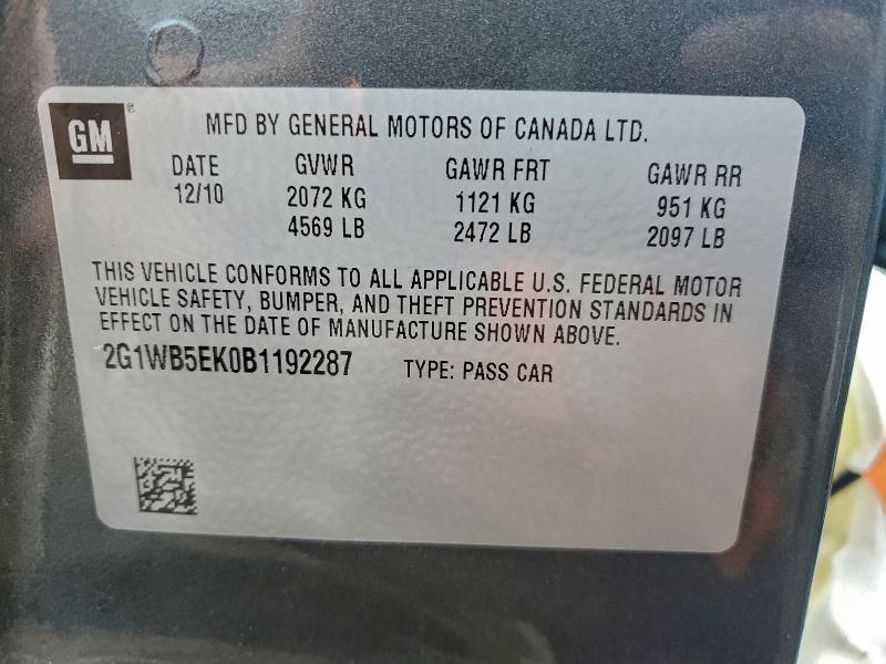2011 Chevrolet Impala lt