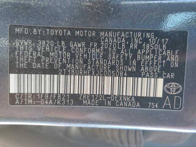 2018 Toyota Corolla l