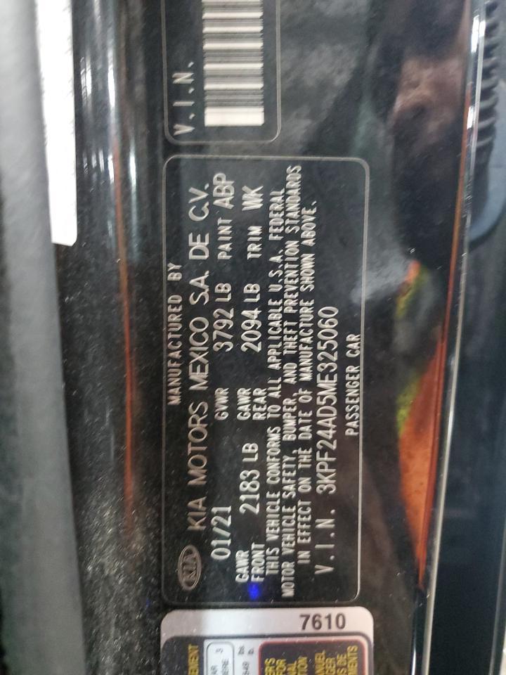 2021 KIA Forte fe