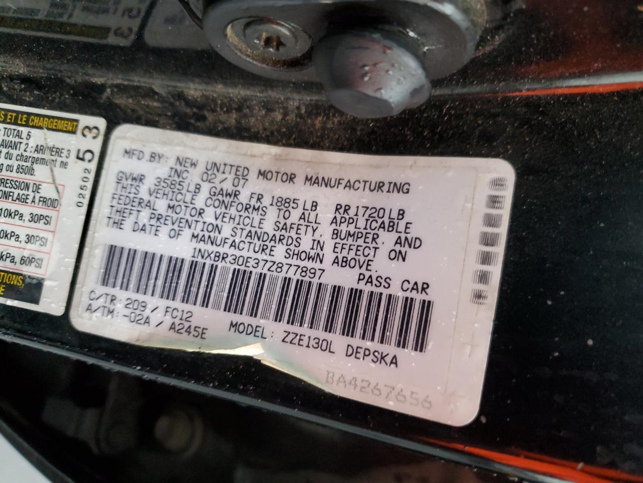2007 Toyota Corolla ce