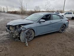 Hyundai salvage cars for sale: 2021 Hyundai Elantra sel