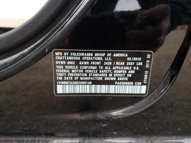 2013 Volkswagen Passat se