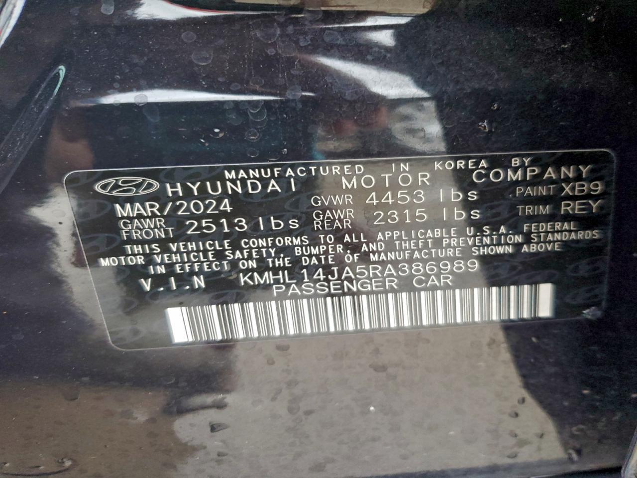 2024 Hyundai Sonata sel