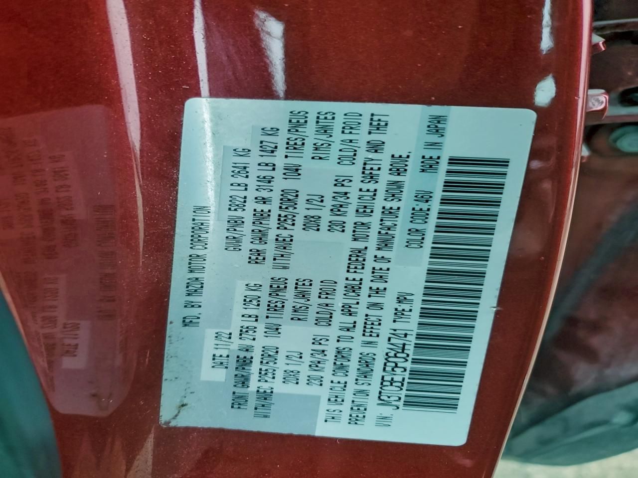 2023 Mazda Cx-9 Signature