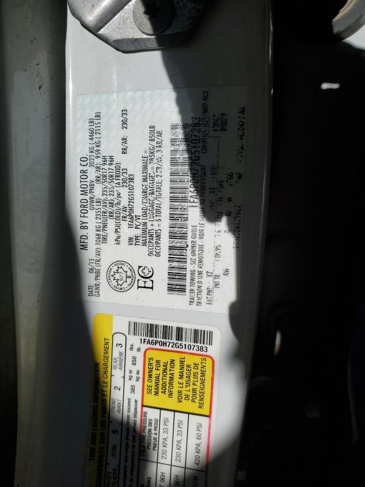 2016 Ford Fusion se
