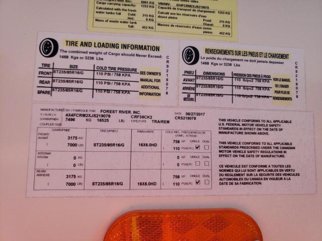 2018 Foresriver 2018 Forest River Cedar Creek Camper