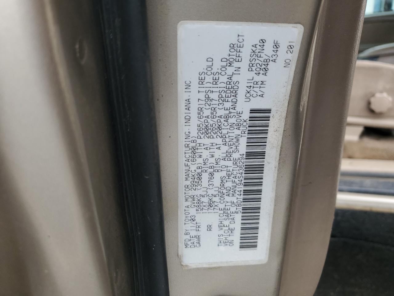 2004 Toyota Tundra SR5