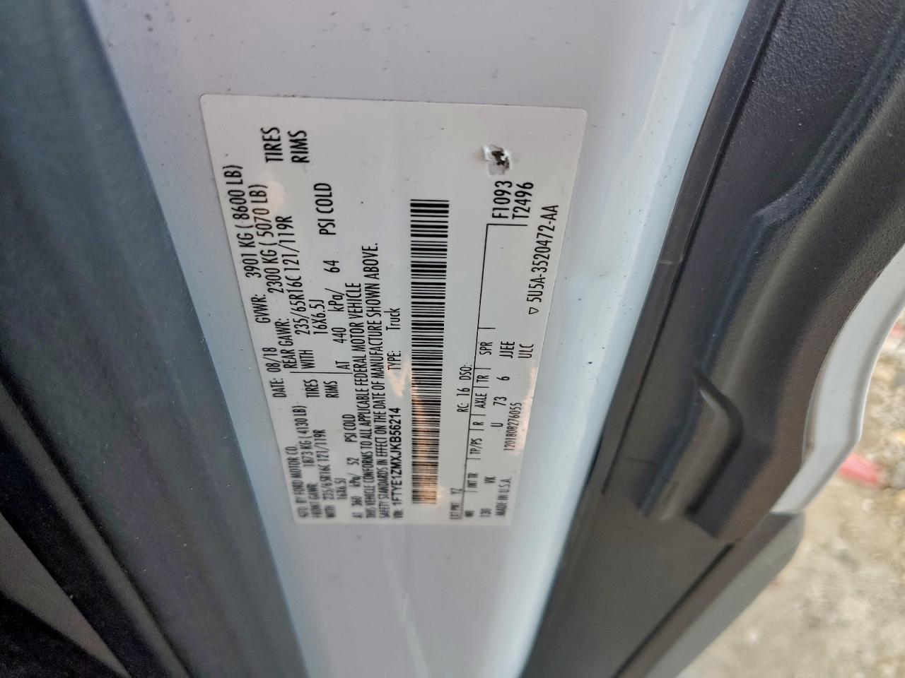 2018 Ford Transit T-150
