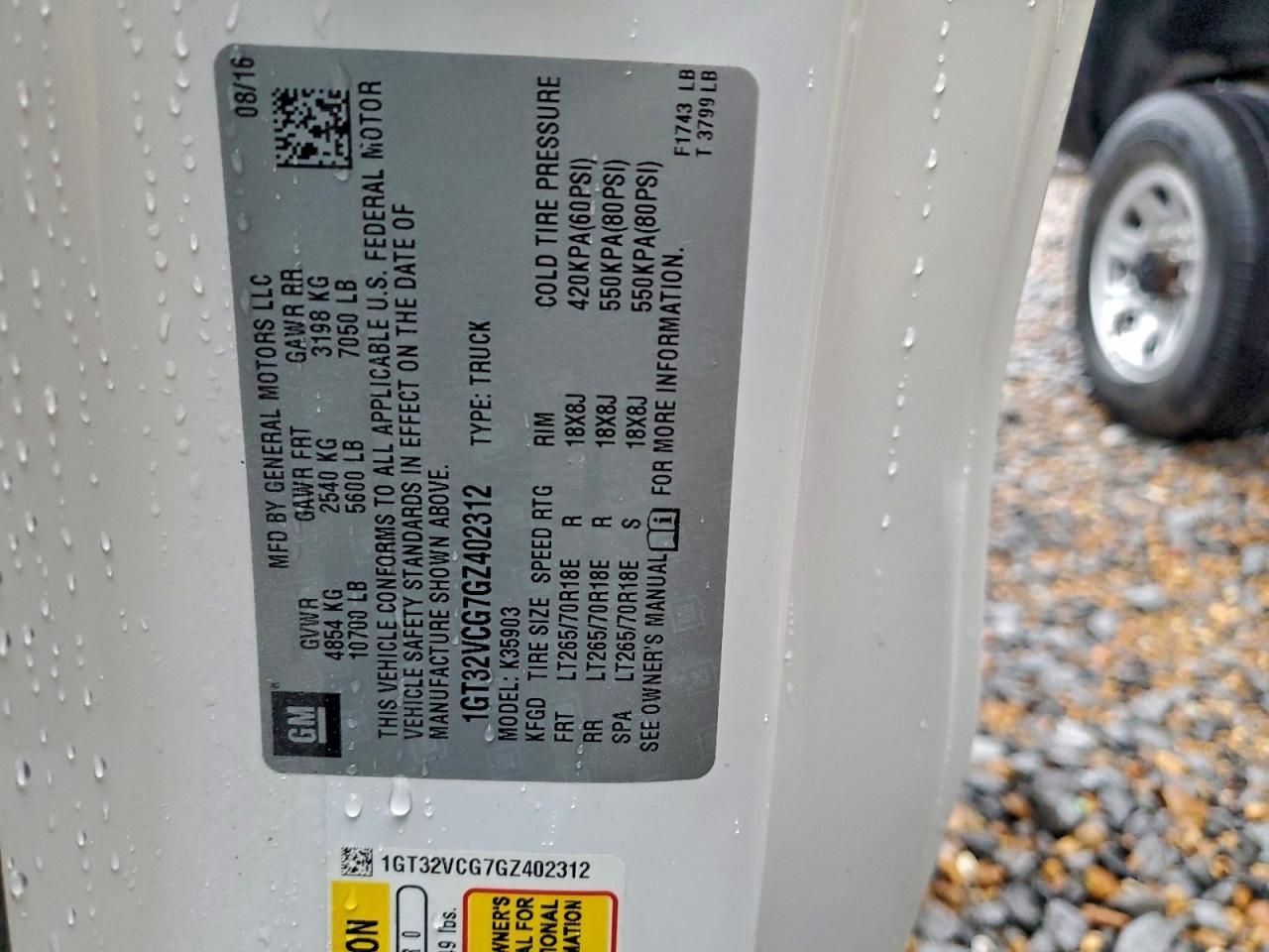 2016 GMC Sierra K3500