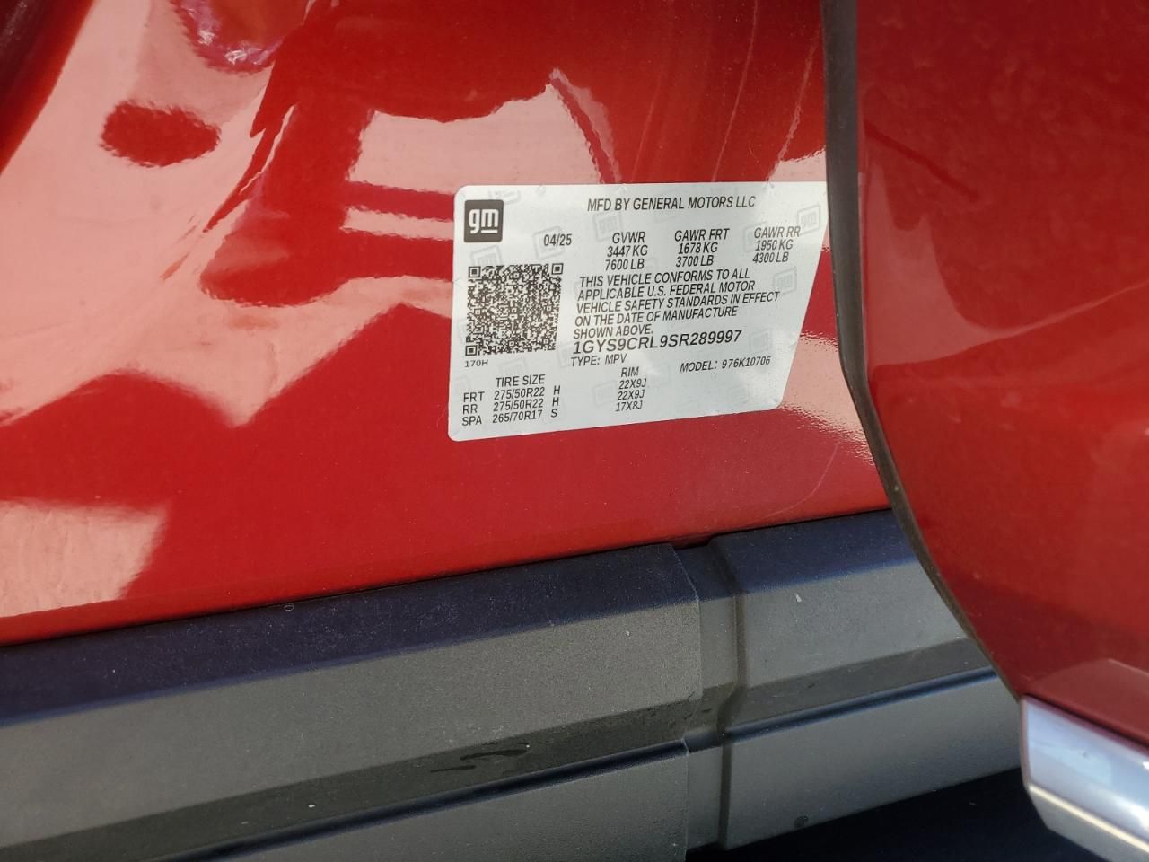 2025 Cadillac Escalade Premium Luxury