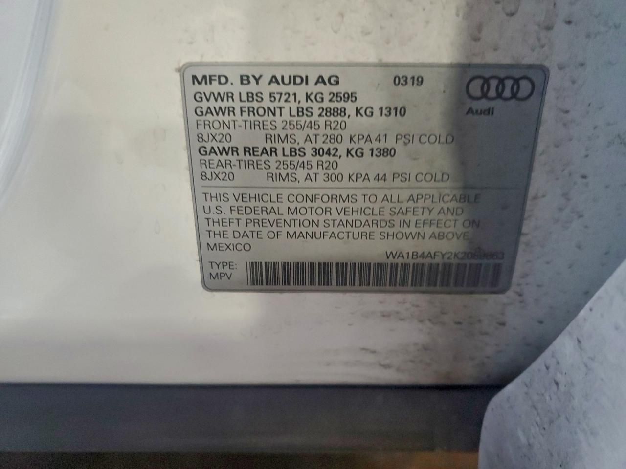 2019 Audi SQ5 Premium Plus