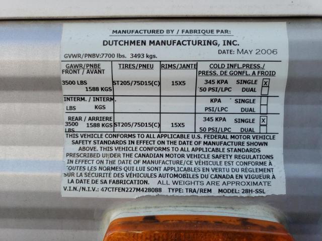 2007 Four Winds 28HSSL