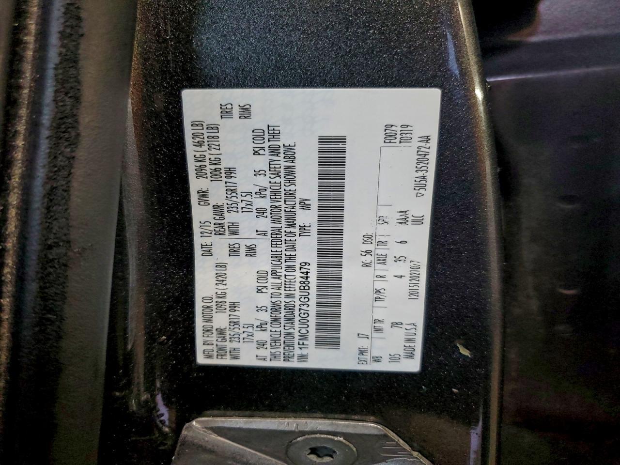 2016 Ford Escape se