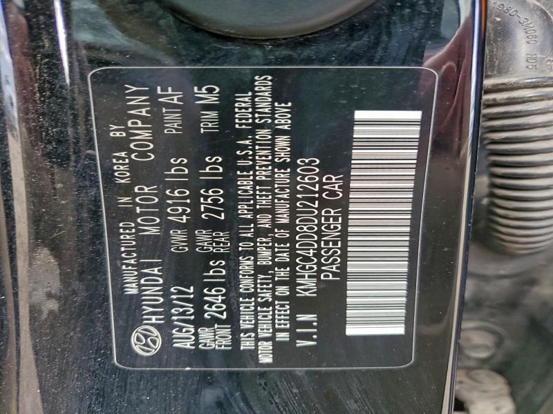 2013 Hyundai Genesis 3.8l