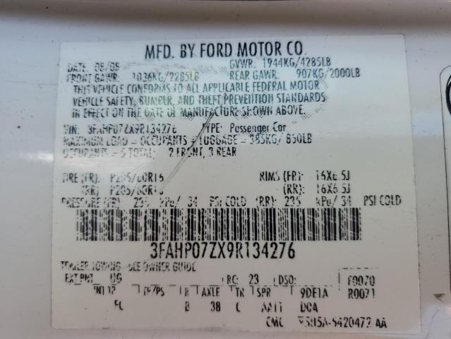 2009 Ford Fusion se