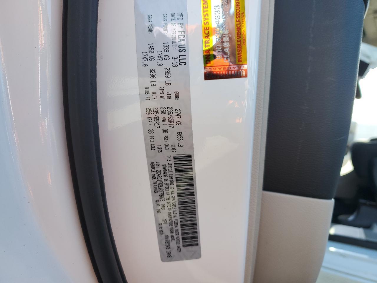 2018 Chrysler Pacifica Touring Plus