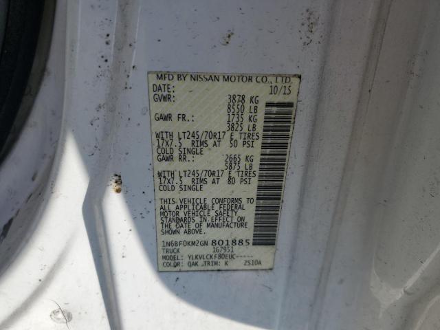 2016 Niss AN NV 1500 Delivery Van