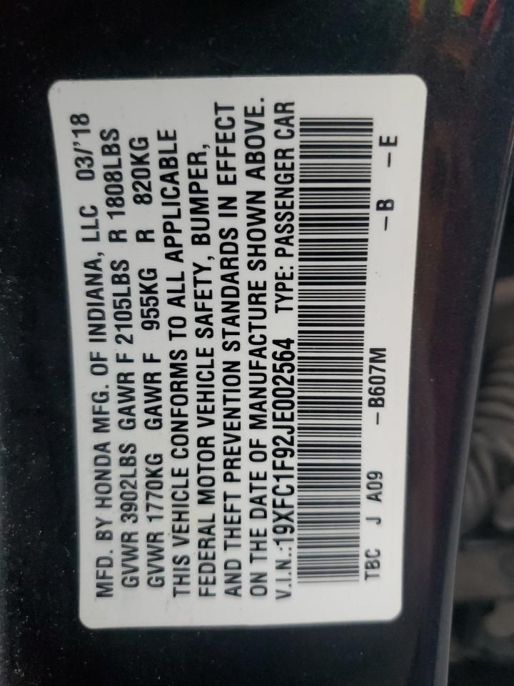 2018 Honda Civic Touring