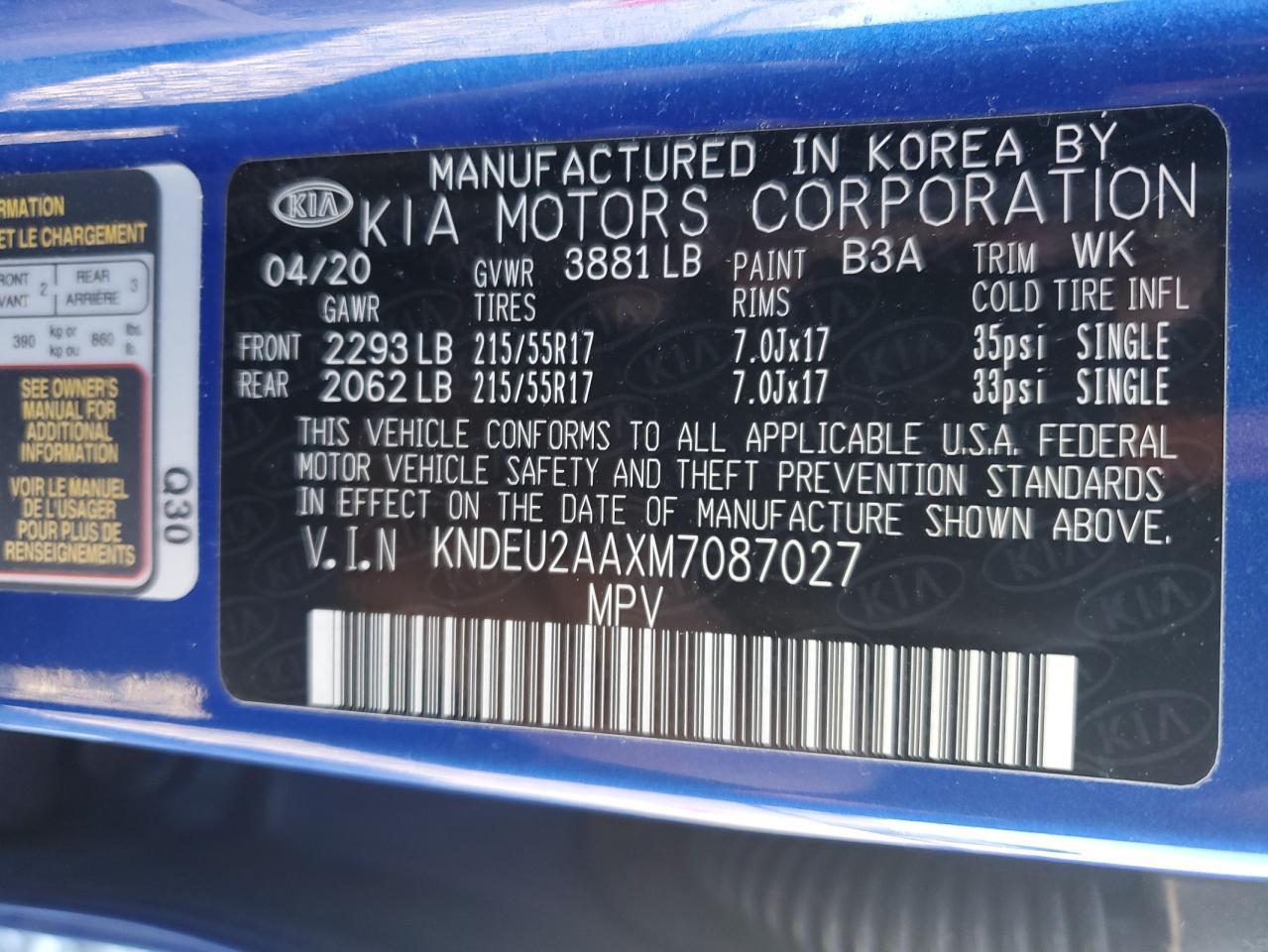 2021 KIA Seltos s