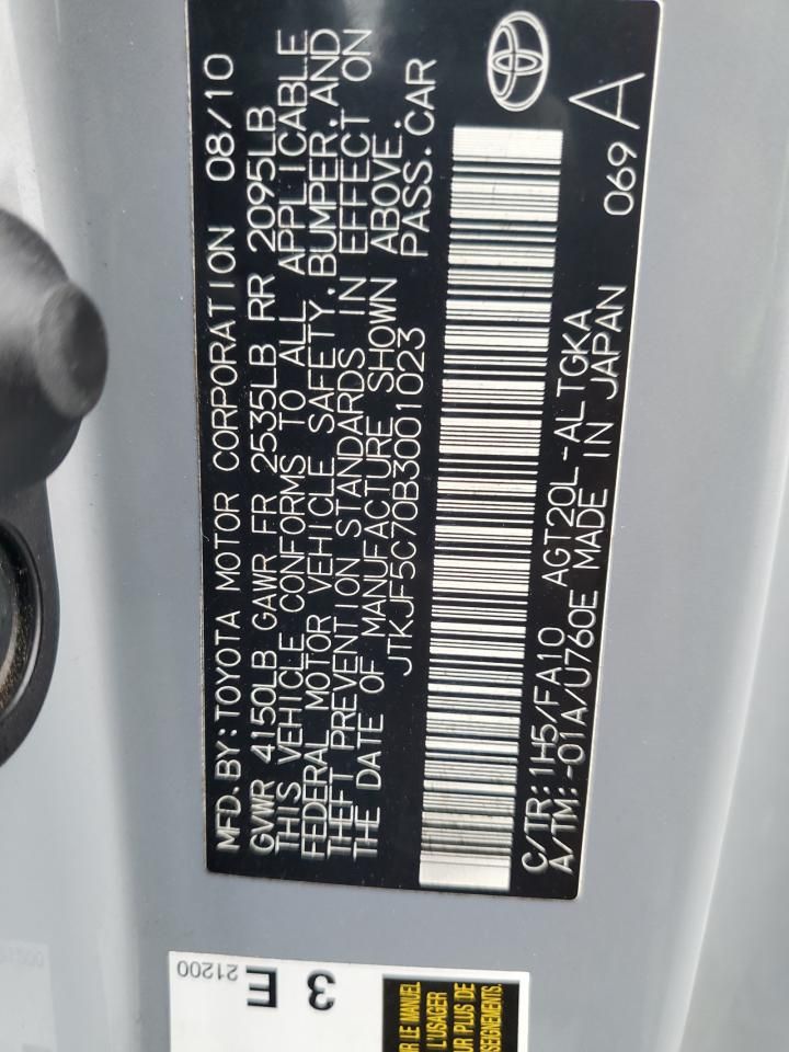2011 Scion Tc Base