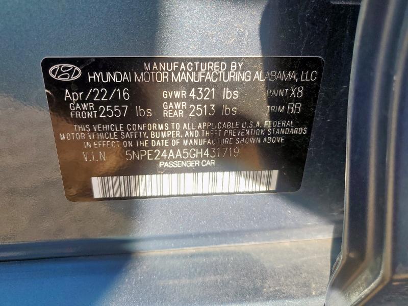 2016 Hyundai Sonata eco