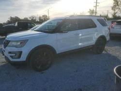 Vehiculos salvage en venta de Copart Riverview, FL: 2017 Ford Explorer xlt