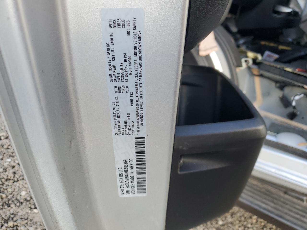 2023 Dodge 2021 RAM Promaster