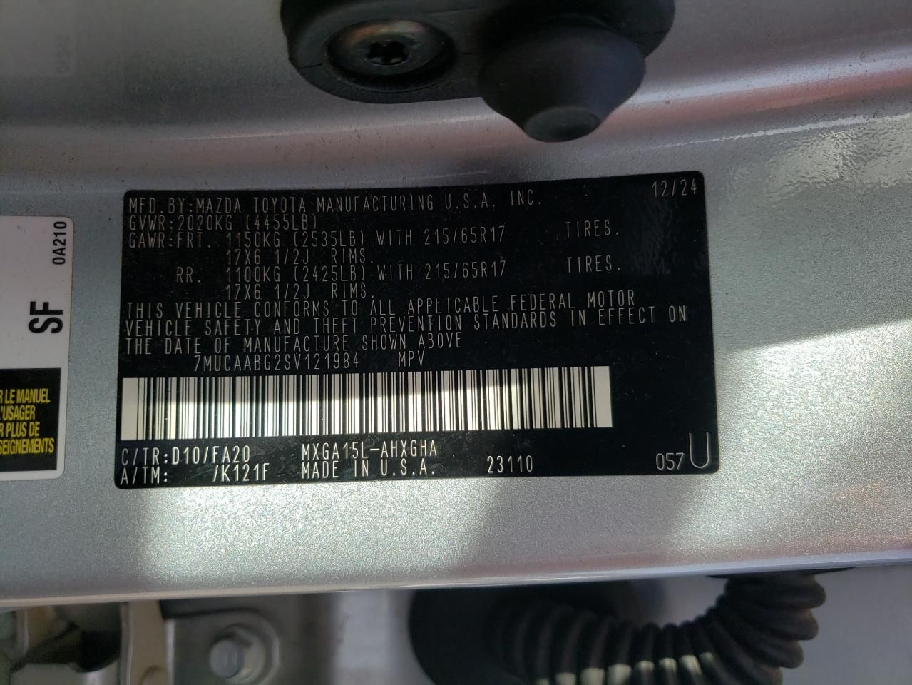 2025 Toyota Corolla Cross le