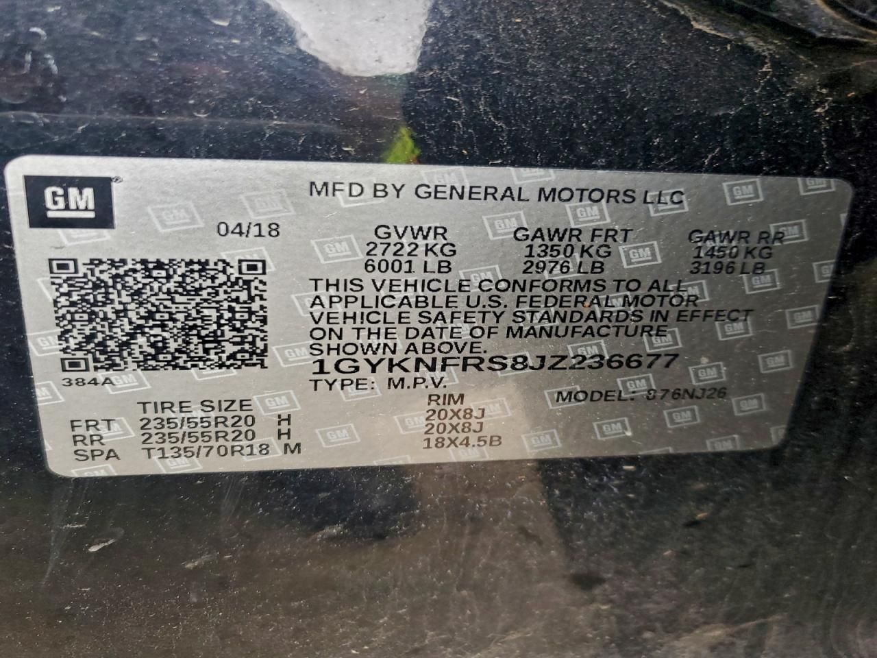 2018 Cadillac XT5 Premium Luxury